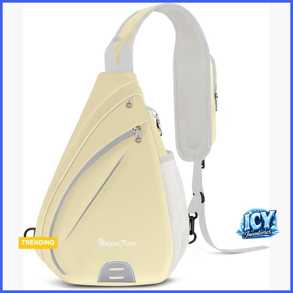 Anti-Theft Sling Bag RFID Blocking Waterproof Nylon Lightweight Crossbody
